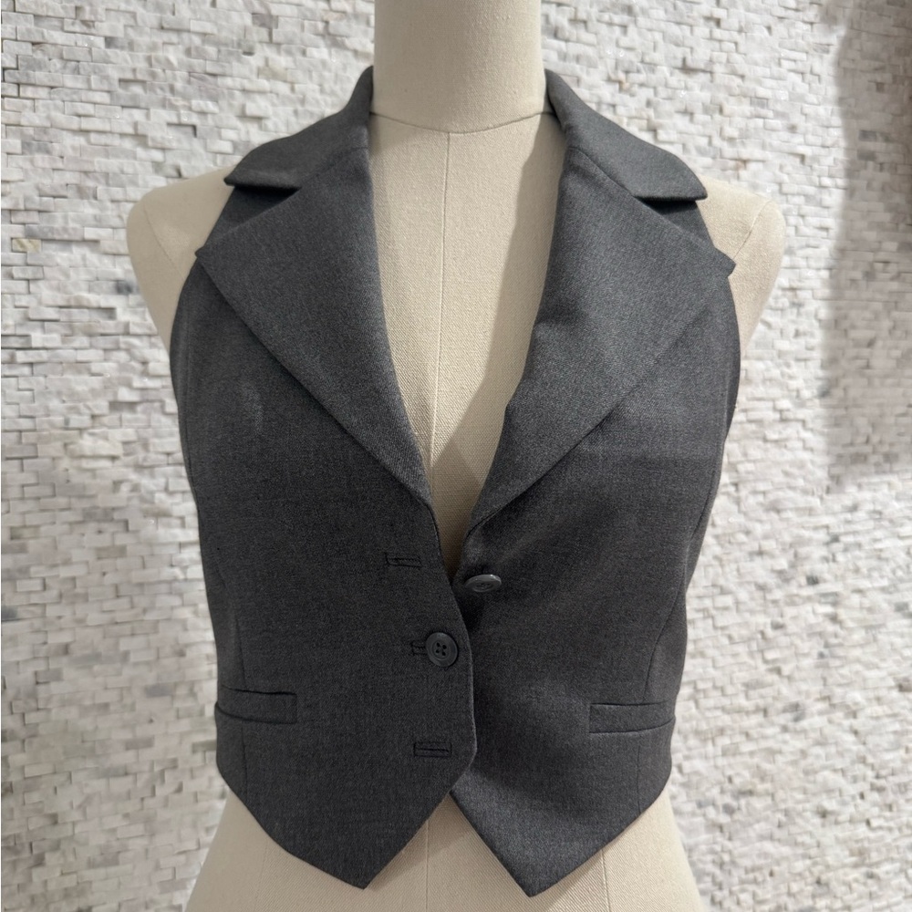 Alice  Gray Tailored Vest